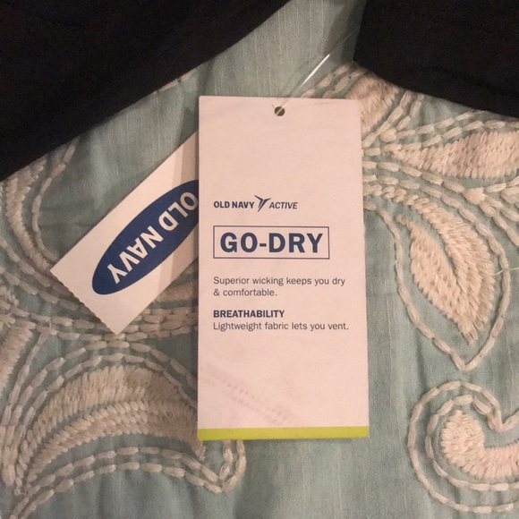 old navy black tee with tie in front - Picture 4 of 4